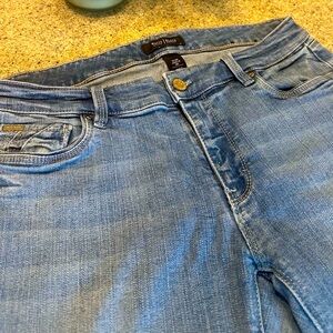 White House, Black Market: Slim Ankle Jeans with nice back pocket details.